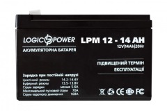 Logic4161 Акумулятор AGM LPM 12 - 14 AH - Метенерго