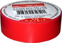 p0450001 Ізолента e.tape.pro.10.red із самозатухаючого ПВХ, червона (10м) - Метенерго