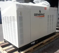 RG02724RNAX Газовый электрогенератор GENERAC RG2724 27 кВа с жидкостным охлаждением 380В трехфазный - Метэнерго
