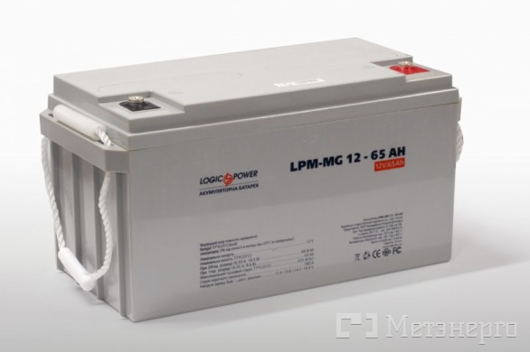 Logic3872 Аккумулятор мультигелевый AGM LPM-MG 12 - 65 AH - Метэнерго