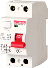s034008 Выключатель дифференциального тока e.rccb.stand.2.40.10 2р, 40А, 10mA – Устройства защитного отключения (УЗО) - Метэнерго