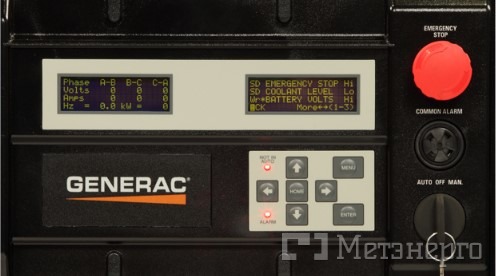 GENERAC-SG70 Газовый электрогенератор GENERAC SG70 70кВА 6,8 L - Метэнерго