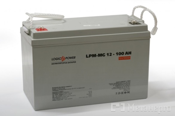 Logic3877 Аккумулятор мультигелевый AGM LPM-MG 12 - 100 AH - Метэнерго