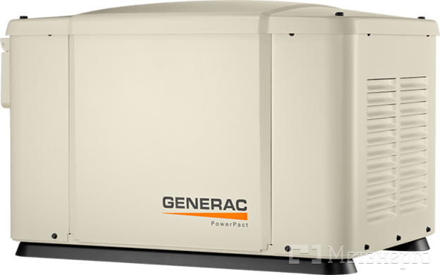 GENERAC-6520 Газовий електрогенератор GENERAC 6520 5,6 кВт з повітряним охолодженням 220В однофазний  - Метенерго