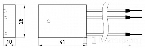 92.133/95 Комбинированное УЗИП e.PODA класс III + звукова сигнализация срабатывания, встраивается в подрозетник - Метэнерго