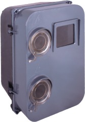 s0110003 Шкаф пластиковый e.mbox.stand.plastic.n.f3 под трёхфазный счетчик, навесной, с комплектом метизов - Метэнерго