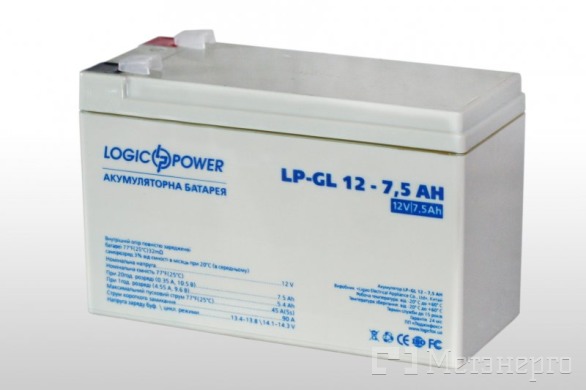 Logic2334 Аккумулятор гелевый LP-GL 12 - 7,5 AH - Метэнерго