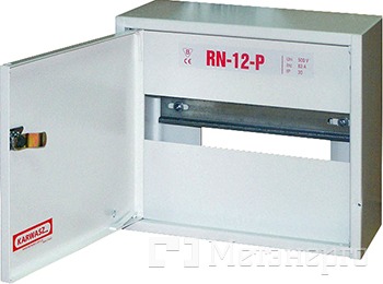 RN-6-P Z Шкаф распределительный e.mbox.RN-6-P-Z металлический, навесной, 6 мод. с замком, 215х150х125 мм - Метэнерго