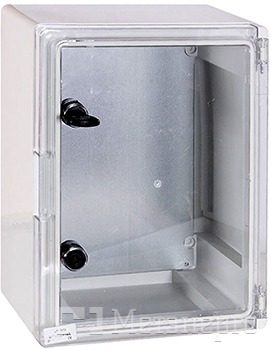 CP5017 Шкаф ударопрочный из АБС-пластика e.plbox.350.500.195.tr, 350х500х195мм, IP65 с прозрачной дверцей - Метэнерго