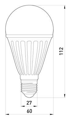 l0650203 Лампа светодиодная e.save.LED.G60A.E27.9.4200 керамическая, тип шар, 9Вт, 4200К, Е27 - Метэнерго