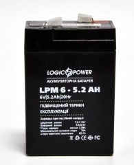 Logic4158 Аккумулятор AGM LPM 6-5.2 AH - Метэнерго