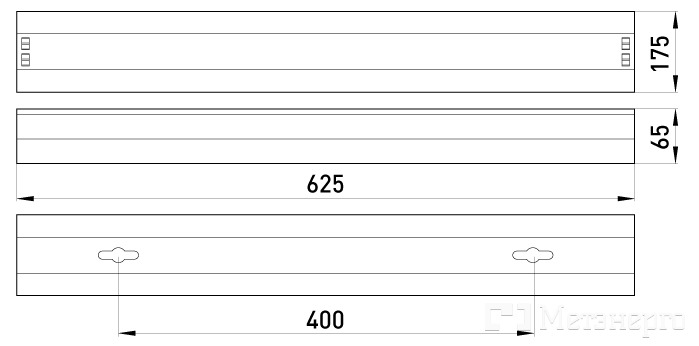 l0490004 Светильник люминесцентный e.lum.c.2.20.new, 2х20W, с отражателем - Метэнерго l0490004 Светильник люминесцентный e.lum.c.2.20.new, 2х20W, с отражателем - Метэнерго