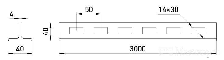 AT-80-300 T консоль 3000 мм - Метенерго AT-80-300 T консоль 3000 мм - Метенерго