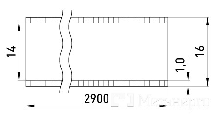 s1035101 Труба ПВХ тонкостенная e.pipe.stand.thin.16.10 d16х1,0х2900мм - Метэнерго s1035101 Труба ПВХ тонкостенная e.pipe.stand.thin.16.10 d16х1,0х2900мм - Метэнерго