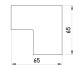 s4033014 Внутрішній кут e.trunking.blend.in.stand.59.22 для короба 59х22мм - Метенерго