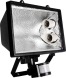 l0700002 Прожектор з датчиком руху e.save.light.2e27move.1000.black під енергозберігаючу лампу, 2 патрона Е27, чорний - Метенерго