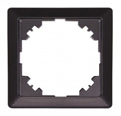 ins0030048 Рамка e.lux.10024L.1.fr.anthracite.hang 1-местная, "антрацит" (в промоупаковке) - Метэнерго