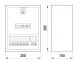 s0100005 Шкаф e.mbox.stand.n.f1.08.z металлический, под 1-ф. счетчик, 8 мод., навесной, с замком - Метэнерго