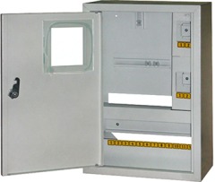 s0100069 Шкаф распределительный e.mbox.stand.n.f1.16.z.e под однофазный электронный счетчик+ 16 мод., навесной замком - Метэнерго