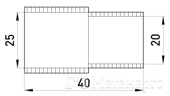 s5035002 Перехідник e.pipe.bts.connect.stand.20.25 для труб d20-25мм - Метенерго s5035002 Перехідник e.pipe.bts.connect.stand.20.25 для труб d20-25мм - Метенерго