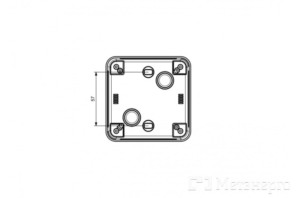 MD9059 Коробка монтажная ABS 85x85x50, IP54 - Метэнерго MD9059 Коробка монтажная ABS 85x85x50, IP54 - Метэнерго