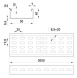 A05-14-06 Лоток перфорированный 50х40 легкий, 3 м, толщ. 0,6 мм. - Метэнерго