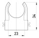 s12035003 S-образная клипса e.pipe.s.clip.stand.25 для труб d25мм - Метэнерго