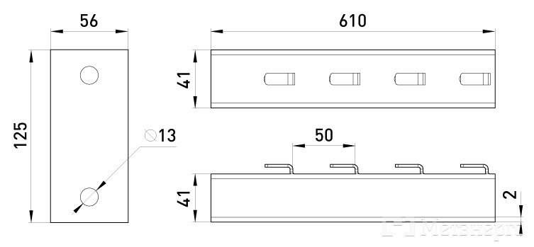 ACT-3-41-60 С подібна консоль Н 41 L: 610 Т:2 - Метенерго