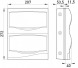 s0290018u Корпус пластиковый 16-модульный e.plbox.stand.w.16m, встраиваемый - Метэнерго