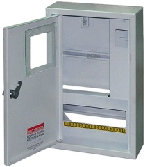 s0100065 Шкаф распределительный e.mbox.stand.n.f1.10.z.e под однофазный электронный счетчик+ 10 мод., навесной замком - Метэнерго