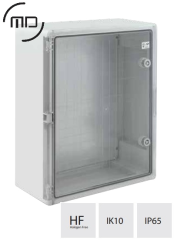 MD9026 Шкаф ударопрочный ABS 400x500x180 МП с прозрачной дверцей - Метэнерго
