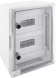 CP5113 Шафа удароміцна з АБС-пластика e.plbox.300.400.165.24m.tr, 300х400х165мм, IP65 з прозорими дверцятами та панеллю під 24 модулі - Метенерго