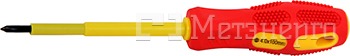 t009006 Викрутка ізольована e.tool.ph.403 (PH1*75) крест - Метенерго t009006 Викрутка ізольована e.tool.ph.403 (PH1*75) крест - Метенерго