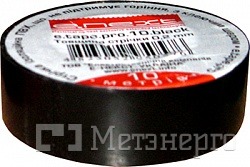 p0450013 Изолента e.tape.pro.20.black из самозатухающего ПВХ, чорна (20м) - Метэнерго