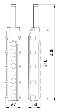 s0070004 Тельферний пост e.cob.stand.8, 500В - Метенерго s0070004 Тельферний пост e.cob.stand.8, 500В - Метенерго