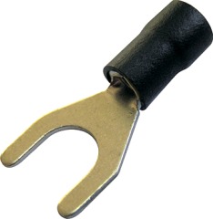 s2036024 Изолированный наконечник вилочный e.terminal.stand.sv.2.5.black 1.5-2.5 кв.мм черный - Метэнерго