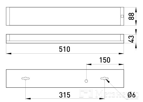 l001057 Светильник люминесцентный e.lum.зh.2101.1.15 с электронным балластом с лампой Т8 - Метэнерго l001057 Светильник люминесцентный e.lum.зh.2101.1.15 с электронным балластом с лампой Т8 - Метэнерго