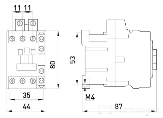 i.0090062 Контактор e.industrial.ukc.25.400 25А 400В 1no+1nc - Метэнерго i.0090062 Контактор e.industrial.ukc.25.400 25А 400В 1no+1nc - Метэнерго