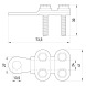 s0170007 Наконечник кабельный e.end.stand.clamp.150.185 на винтах - Метэнерго