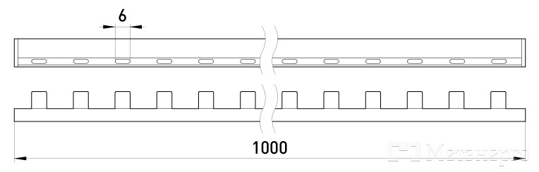 s017004 Шина соединительная e.bc.stand.1.100 1п. 100 А - Метэнерго