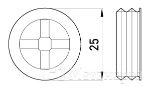 i0570002 Заглушка різьбова e.industrial.cap.3/4" - Метенерго i0570002 Заглушка різьбова e.industrial.cap.3/4" - Метенерго