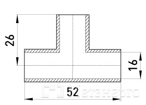s4035001 Т-соединитель e.pipe.t.connect.stand.16 для труб d16мм - Метэнерго s4035001 Т-соединитель e.pipe.t.connect.stand.16 для труб d16мм - Метэнерго