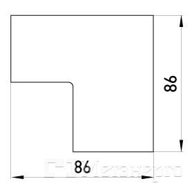 s4033016 Внутрішній кут e.trunking.blend.in.stand.60.60 для короба 60х60мм - Метенерго s4033016 Внутрішній кут e.trunking.blend.in.stand.60.60 для короба 60х60мм - Метенерго