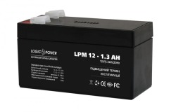 Logic4131 Аккумулятор AGM LPM 12 - 1.3 AH - Метэнерго
