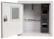 s0100002 Шафа e.mbox.stand.w.f1.04.z металева, під 1-ф. лічильник, 4 мод., що вбудовується, з замком - Метенерго