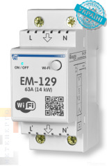 NTRN129S0 WI-FI Счетчик электроэнергии  с функцией защиты  и управления  ЕМ-129 (DIN-рейка) - Метэнерго