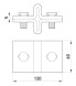 Al DP-4 Кутове кріплення Al DP-4 - Метенерго