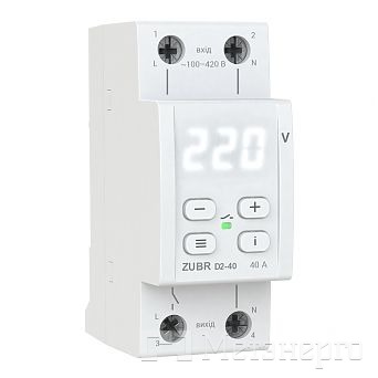 D2-40-ZUBR Реле напряжения ZUBR D2-40 - Метэнерго D2-40-ZUBR Реле напряжения ZUBR D2-40 - Метэнерго
