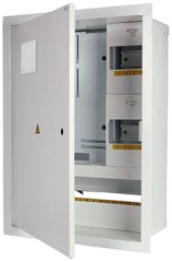 s0100012 Шкаф распределительный e.mbox.stand.w.f3.24.z под трехфазный счетчик+ 24 мод. встраиваемый замком - Метэнерго