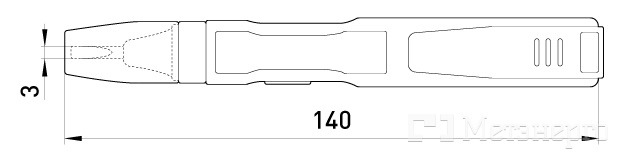 t001109 Индикатор-тестер e.tool.test09 140х3 прямой шлиц АС/DC70-250В - Метэнерго t001109 Индикатор-тестер e.tool.test09 140х3 прямой шлиц АС/DC70-250В - Метэнерго
